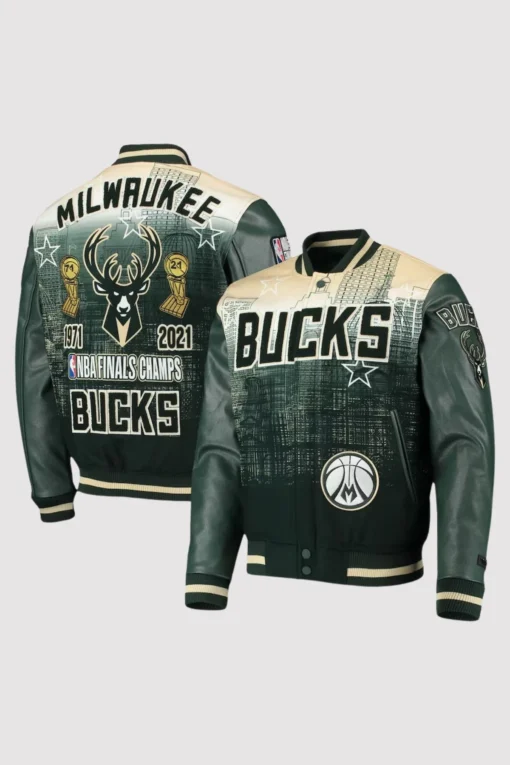 Milwaukee Bucks NBA Finals Champs Varsity Jacket