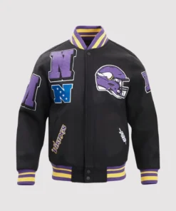 Minnesota Vikings Mashup Varsity Jacket