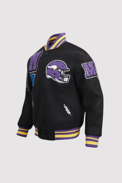 Minnesota Vikings Mashup Varsity Jacket