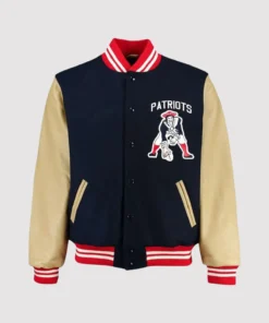 New England Patriots Kendrick Lamar Varsity Jacket