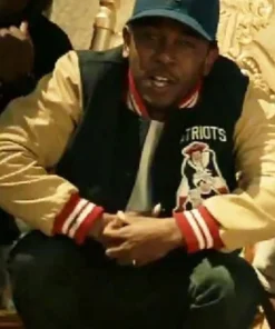 New England Patriots Kendrick Lamar Varsity Jacket