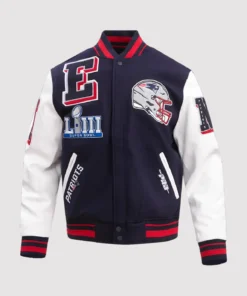 New England Patriots Mashup Varsity Jacket