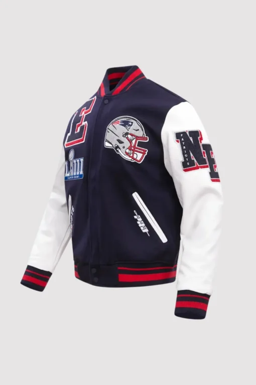 New England Patriots Mashup Varsity Jacket