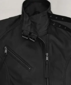 Nina Dobrev Leather Jacket