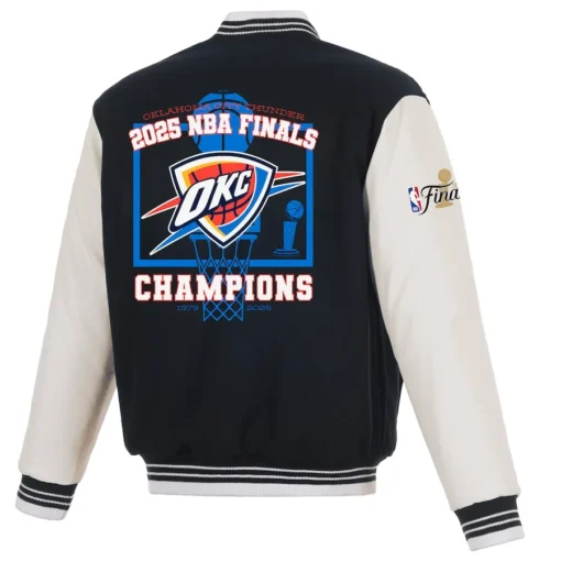 Oklahoma City Thunder 2025 NBA Finals Champions Jacket - Image 2