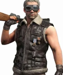 PlayerUnknown’s Battlegrounds Brown Shearling Vest
