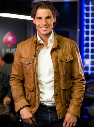 Rafael Nadal Leather Jacket