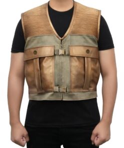Ryan Gosling The Fall Guy 2024 Brown Vest