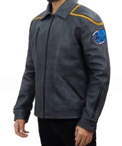 Star Trek Enterprise Away Team Quilted Leather Jacket