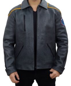 Star Trek Enterprise Away Team Quilted Leather Jacket