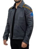 Star Trek Enterprise Away Team Quilted Leather Jacket