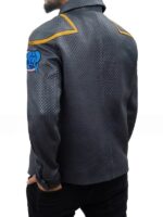 Star Trek Enterprise Away Team Quilted Leather Jacket