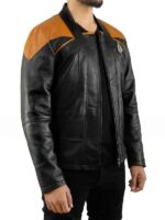 Star Trek Picard S03 Commodore Geordi La Forge Leather Jacket