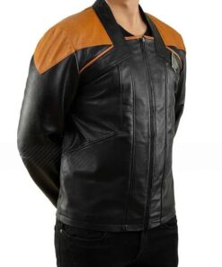 Star Trek Picard S03 Commodore Geordi La Forge Leather Jacket