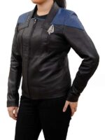 Star Trek Picard Season 3 Deanna Troi Leather Jacket