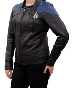 Star Trek Picard Season 3 Deanna Troi Leather Jacket
