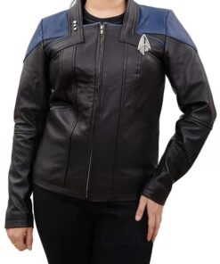 Star Trek Picard Season 3 Deanna Troi Leather Jacket