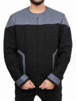 Star Trek S01 Jean Luc Picard Black Jacket