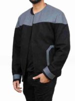 Star Trek S01 Jean Luc Picard Black Jacket