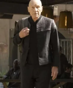 Star Trek S01 Jean Luc Picard Black Jacket