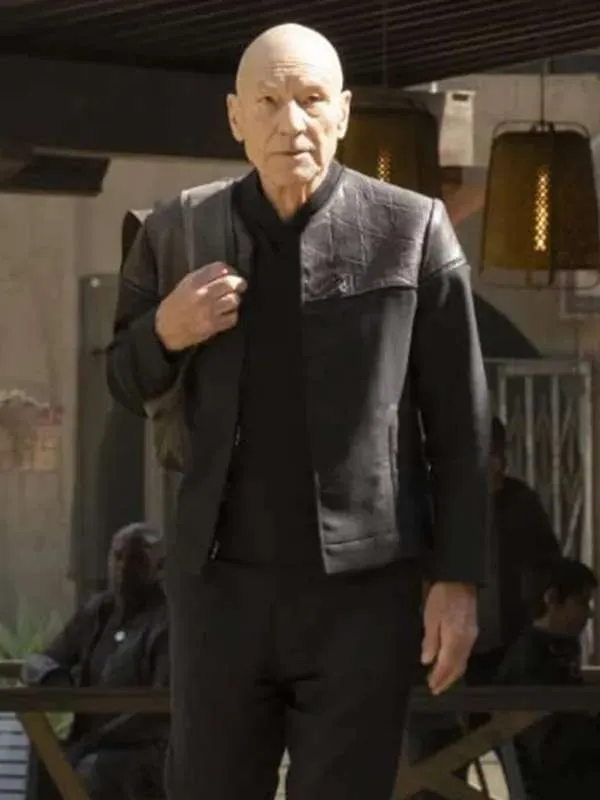 Star Trek S01 Jean Luc Picard Black Jacket