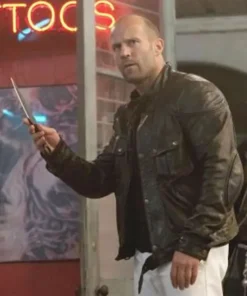 The Expendables Lee Christmas Leather Jacket