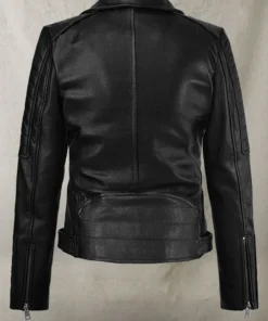 Victoria Justice Black Leather Jacket