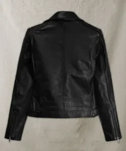 Victoria Justice Black Leather Jacket