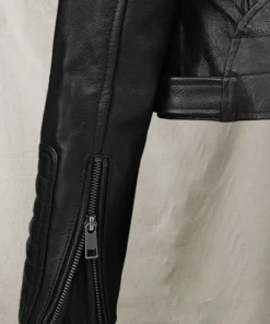 Victoria Justice Black Leather Jacket