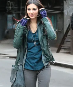 Victoria Justice Leather Jacket