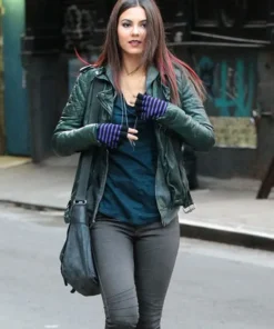 Victoria Justice Leather Jacket