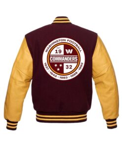 Washington Commanders Letterman Jacket