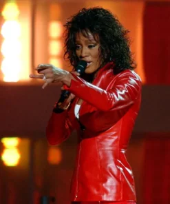 Whitney Houston Leather Jacket