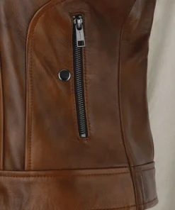 Selena Gomez Coach SS18 Leather Jacket